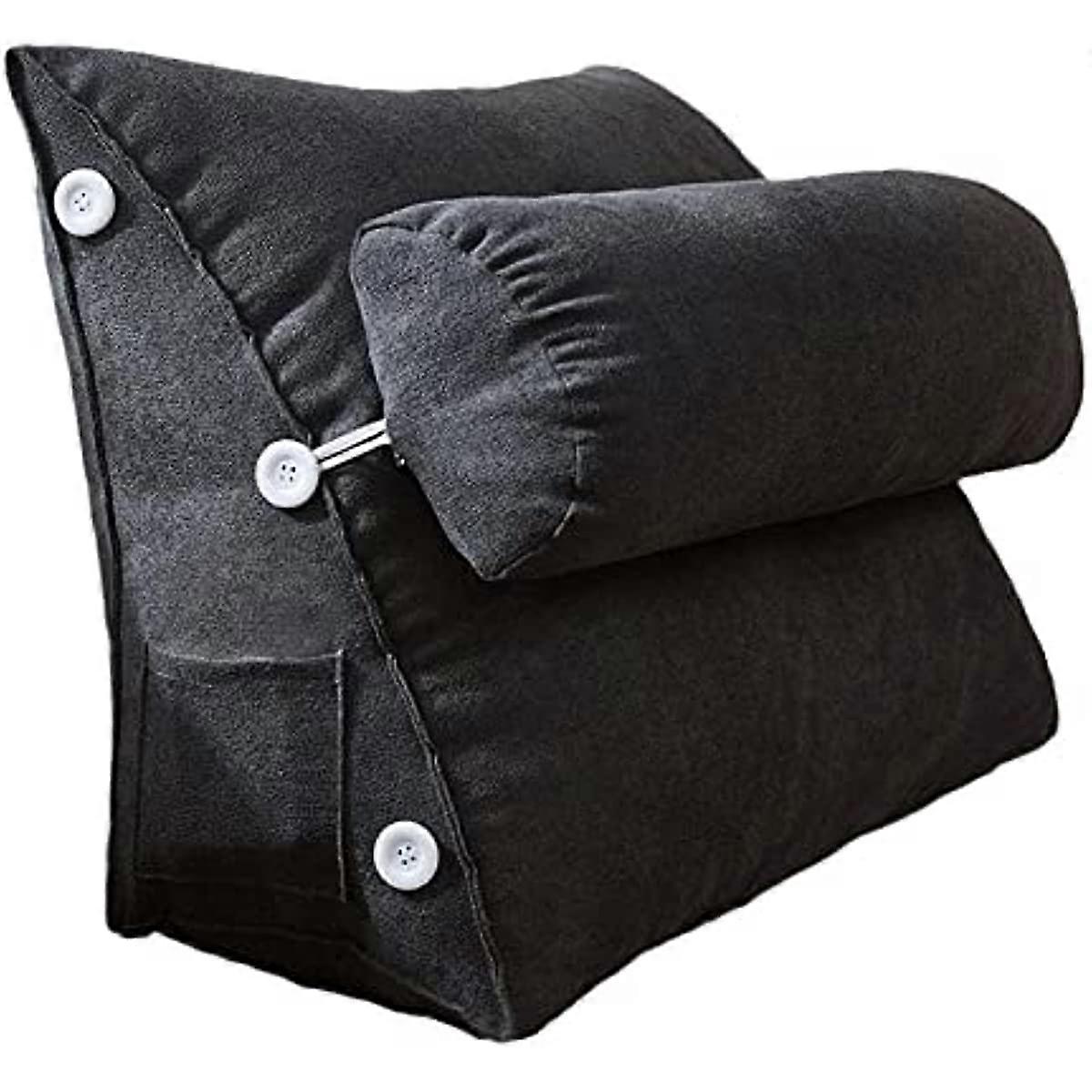 Nordic Simple Korean Cashmere Headboard Triangle Backrest Zipper Pillow Disassembled Long Large Be Window S Cushion Can Bay E4O3