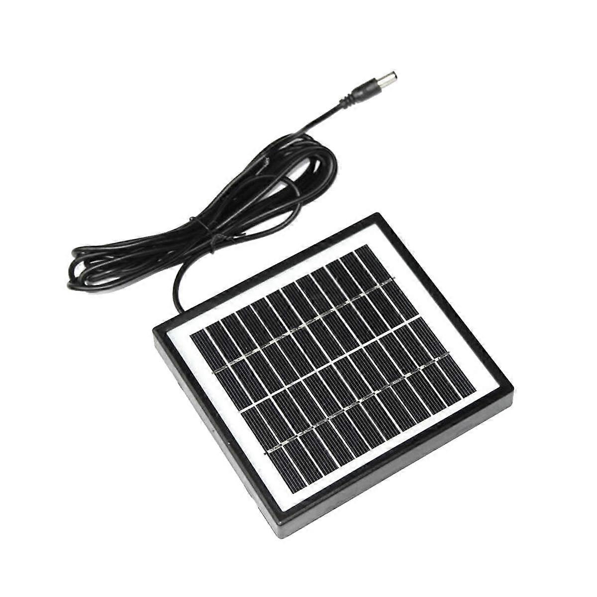 12V 2W Solar Panel Solar Garden Light Panel DIY Parts DC Port Solar Panel Battery Module for Batter