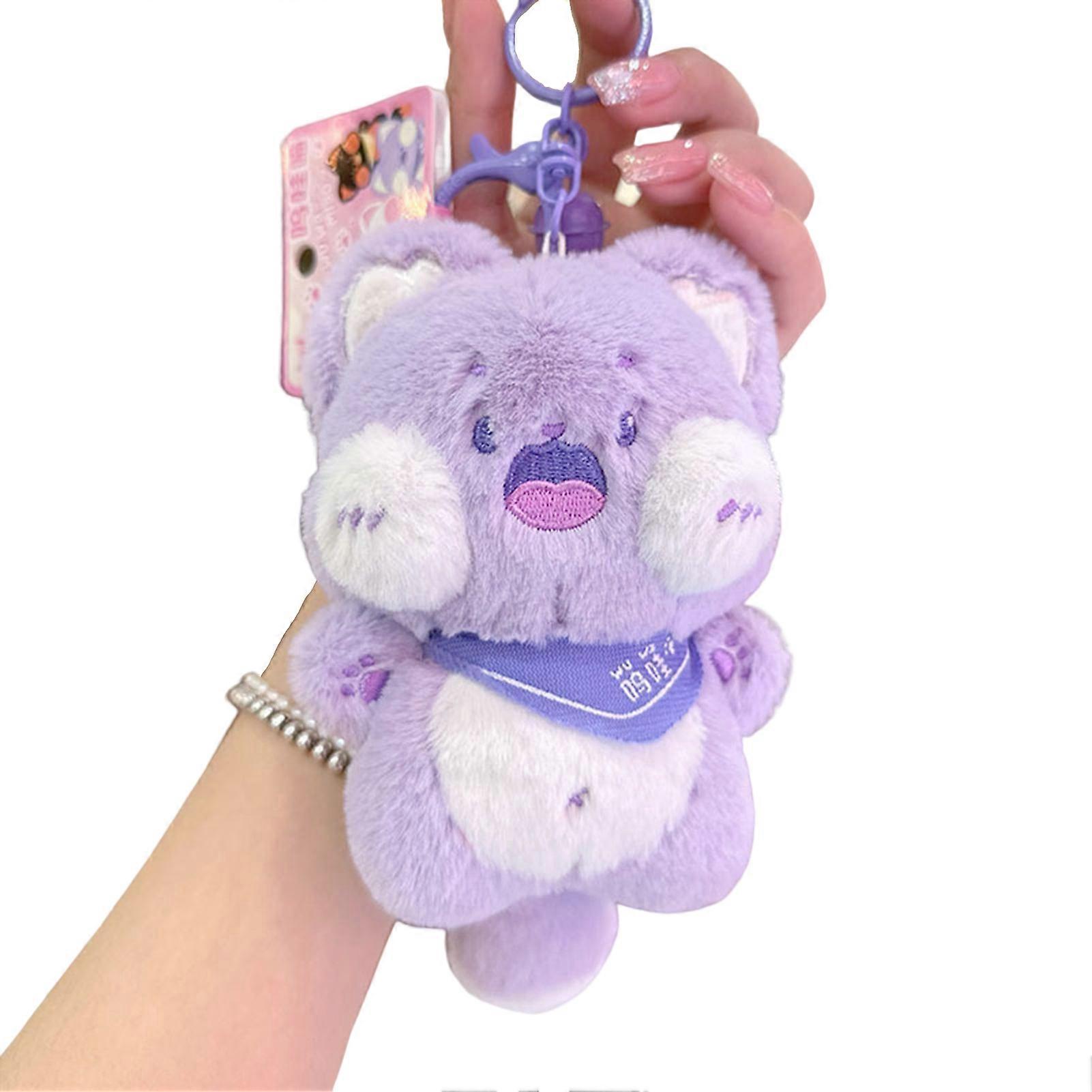 Sukkulenten Plüschtier & Schlüsselanhänger Set – Blau, Weich – 25 Cm + 8 Cm – Geschenk Für Kinder