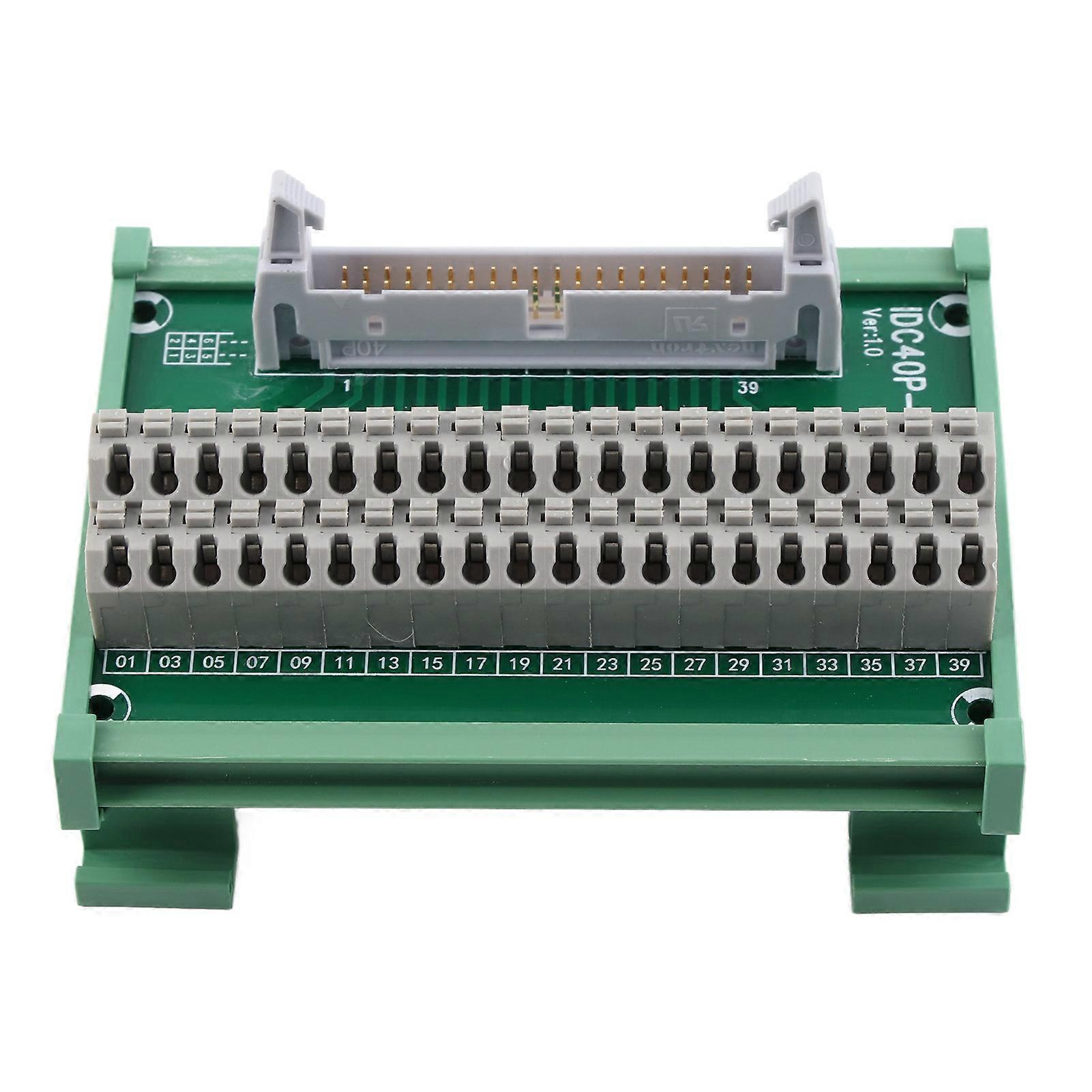 Für Header Breakout Board Klemmenblock stabiler 40-poliger schraubenfreier IDC40P? CK 14?26AWG 0.8A