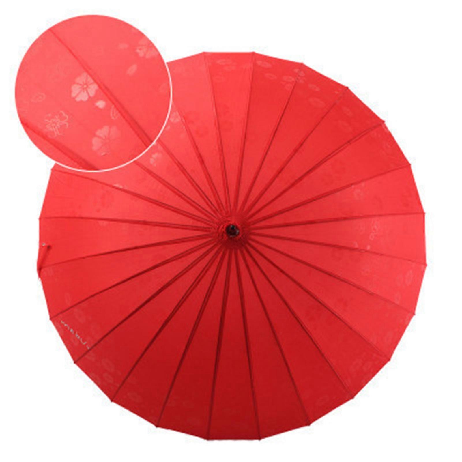 Ultra Large Long Handle Umbrellas Portable 24 Ribs Dual-use Umbrellas Strong Windproof Umbrellas