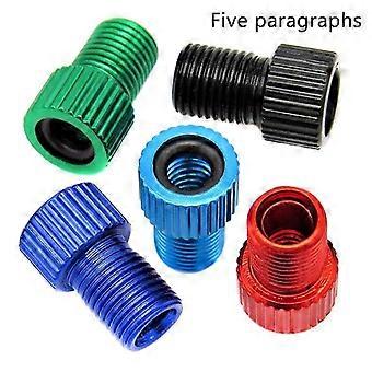 5pcs Presta Valve Adapter, Convert Presta To Schrader, French/uk To Us
