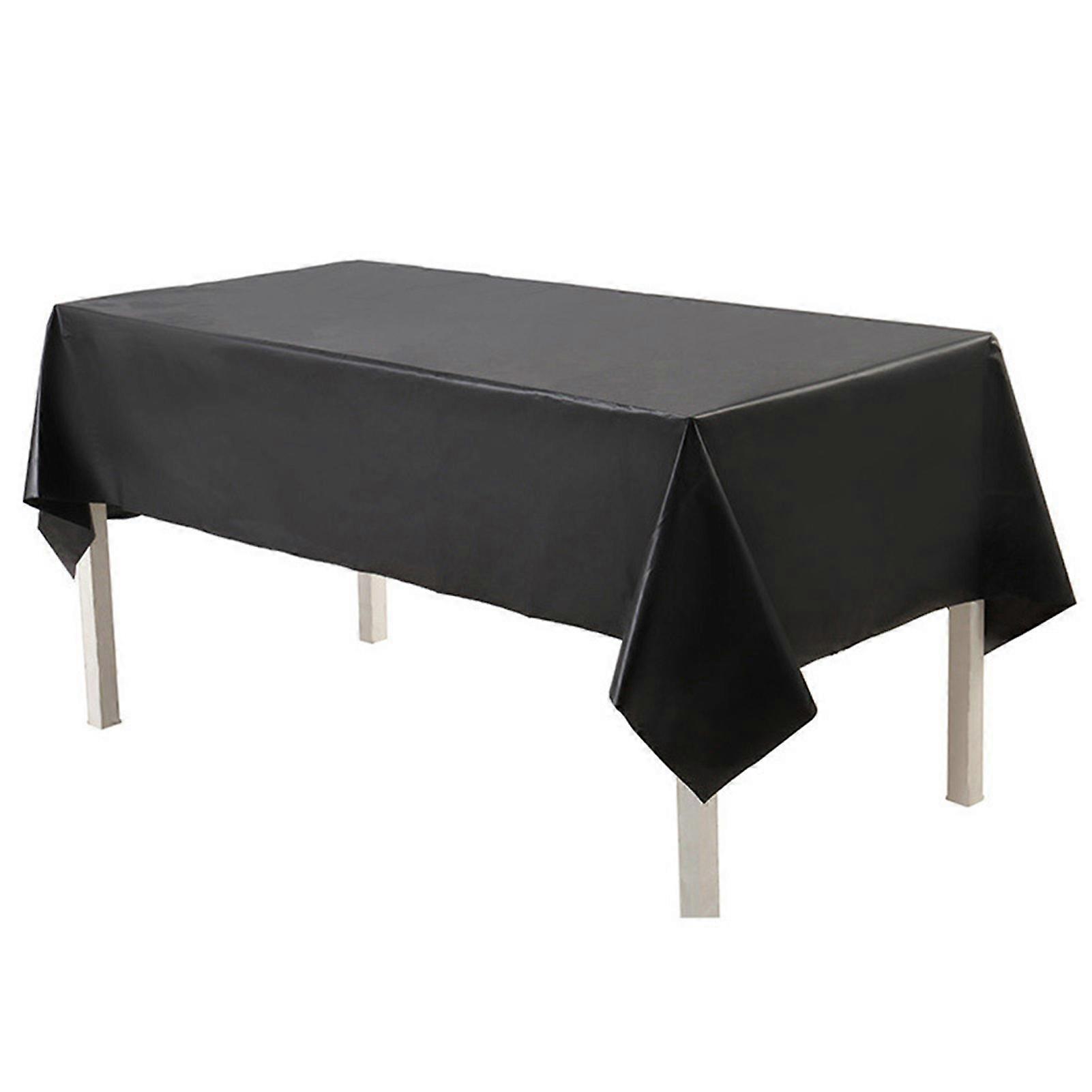 Rectangular Disposable Table Cloth Thickened Solid Color Table Cloth for Birthday Christmas Parties