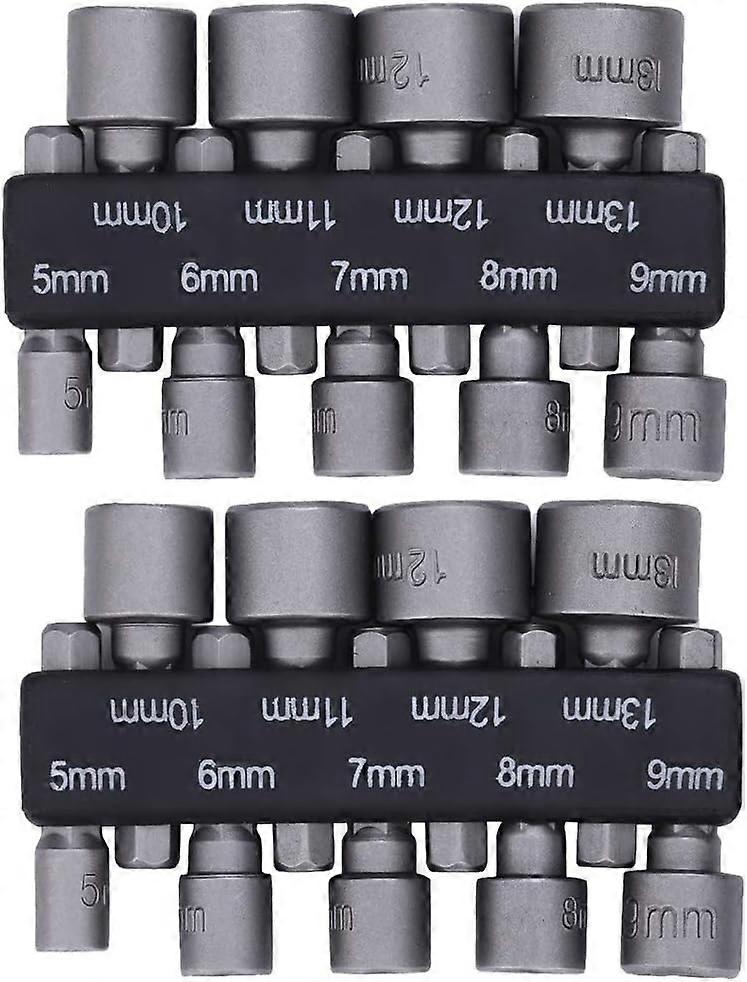 29pcs Socket Set Deep Socket Set 5-13mm Socket Wrench Socket Adapter Kit 1/4 Inch Hex for Ratchet Socket Driver Parts,2024 Ping
