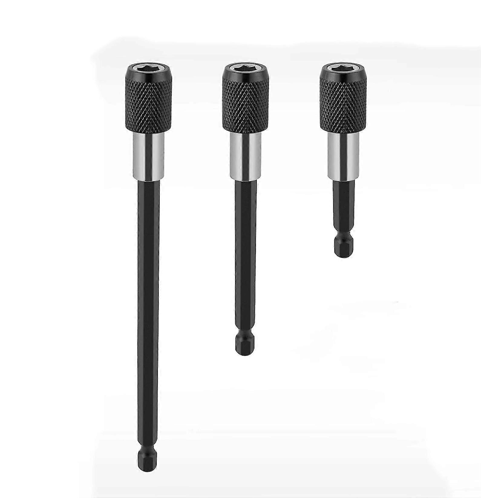 Hex Shank Quick Release Bar Socket Screwdriver Bit Holder , Magnetic Extension Chuck Adapter Set For Screws , Nuts , Drill , Driver , Drill Bit -T