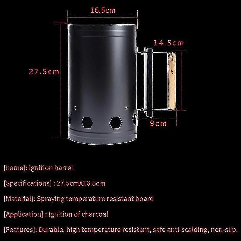 Barbecue Tools Charcoal Ignition Barrels Bamboo Chimney Starter