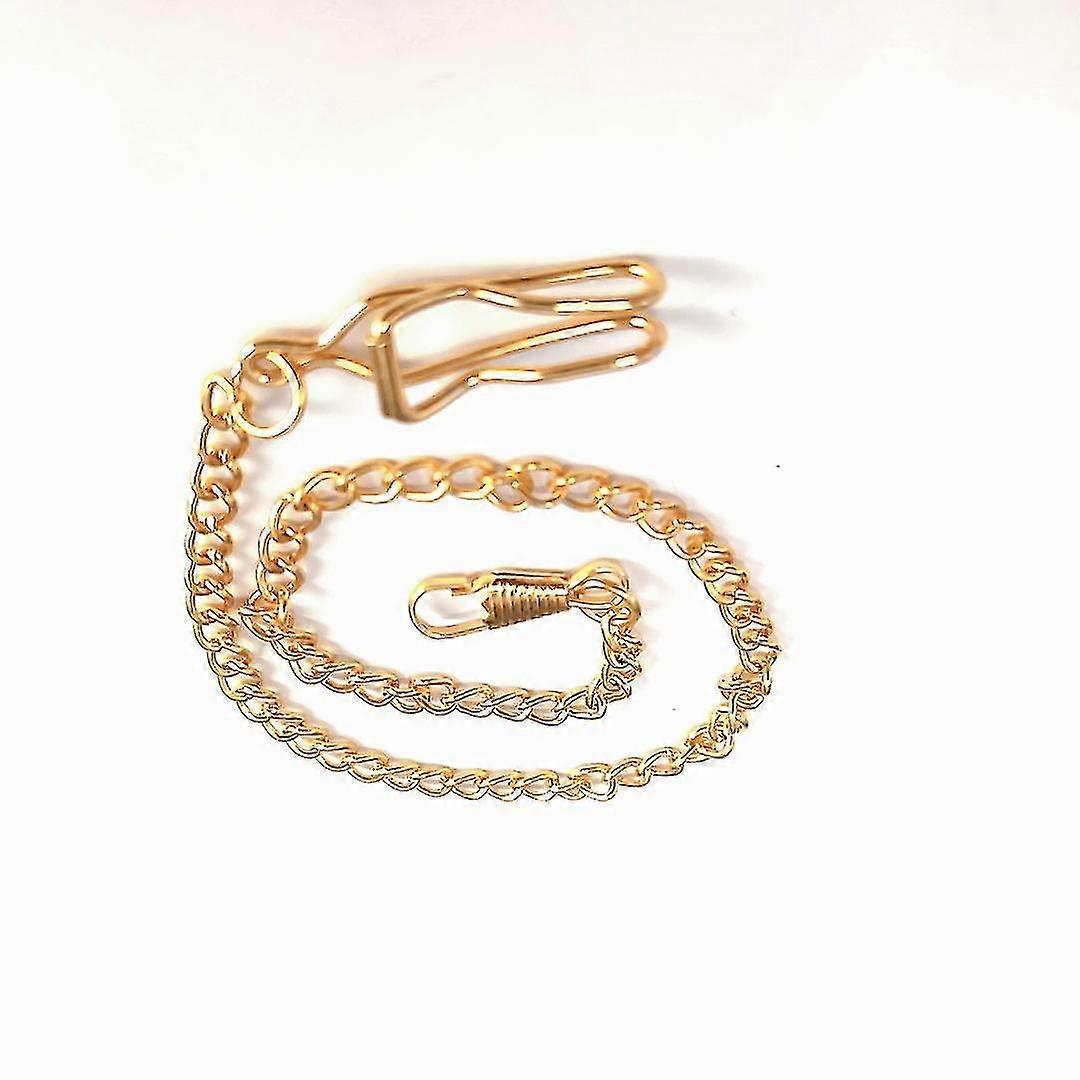 Pocket Watch Chains For Men, Vest Chain Accessories, Color: Gold