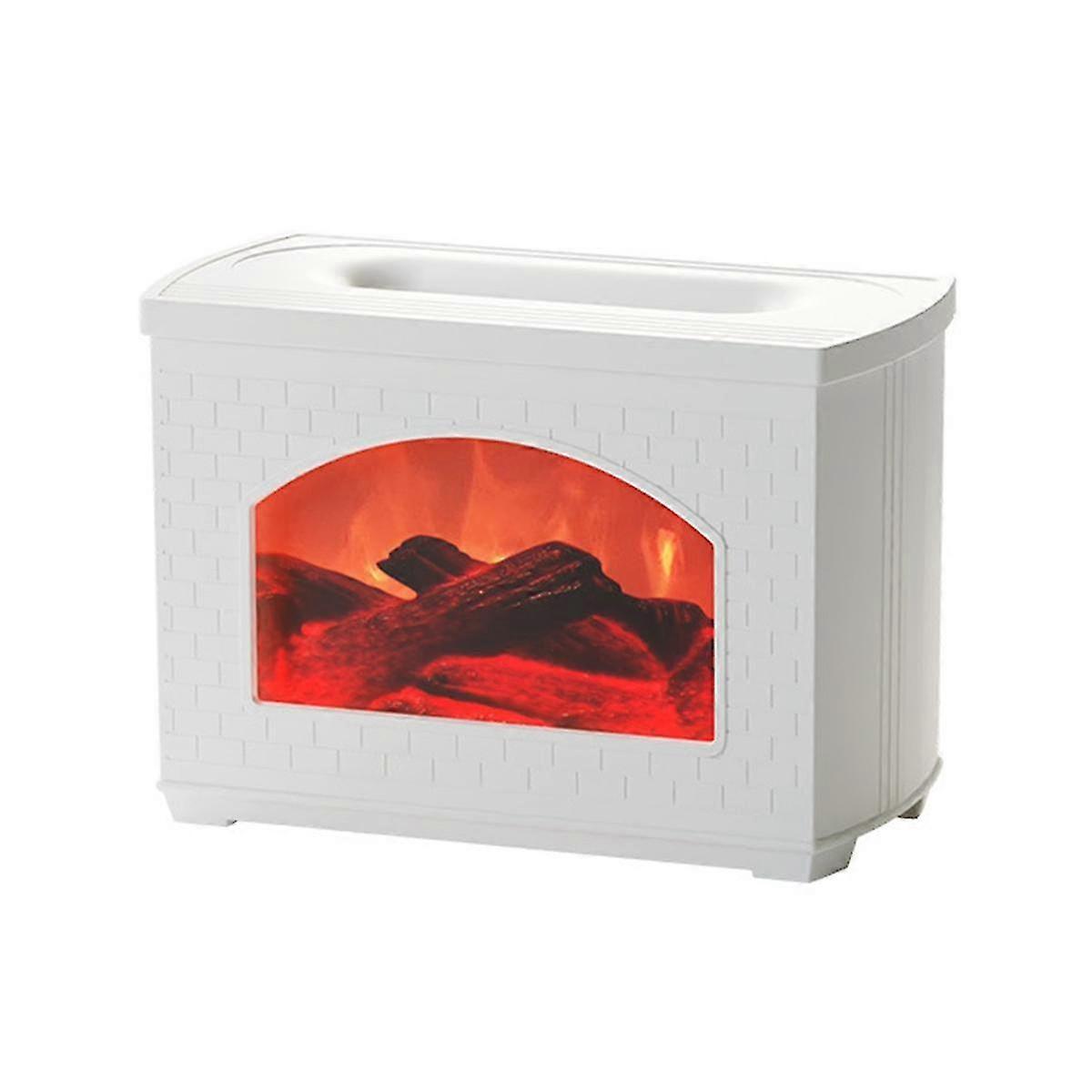 Simulated Lighting Effect Atomizing Fireplace Humidifier Automatic Sprayer Household Machine Decor