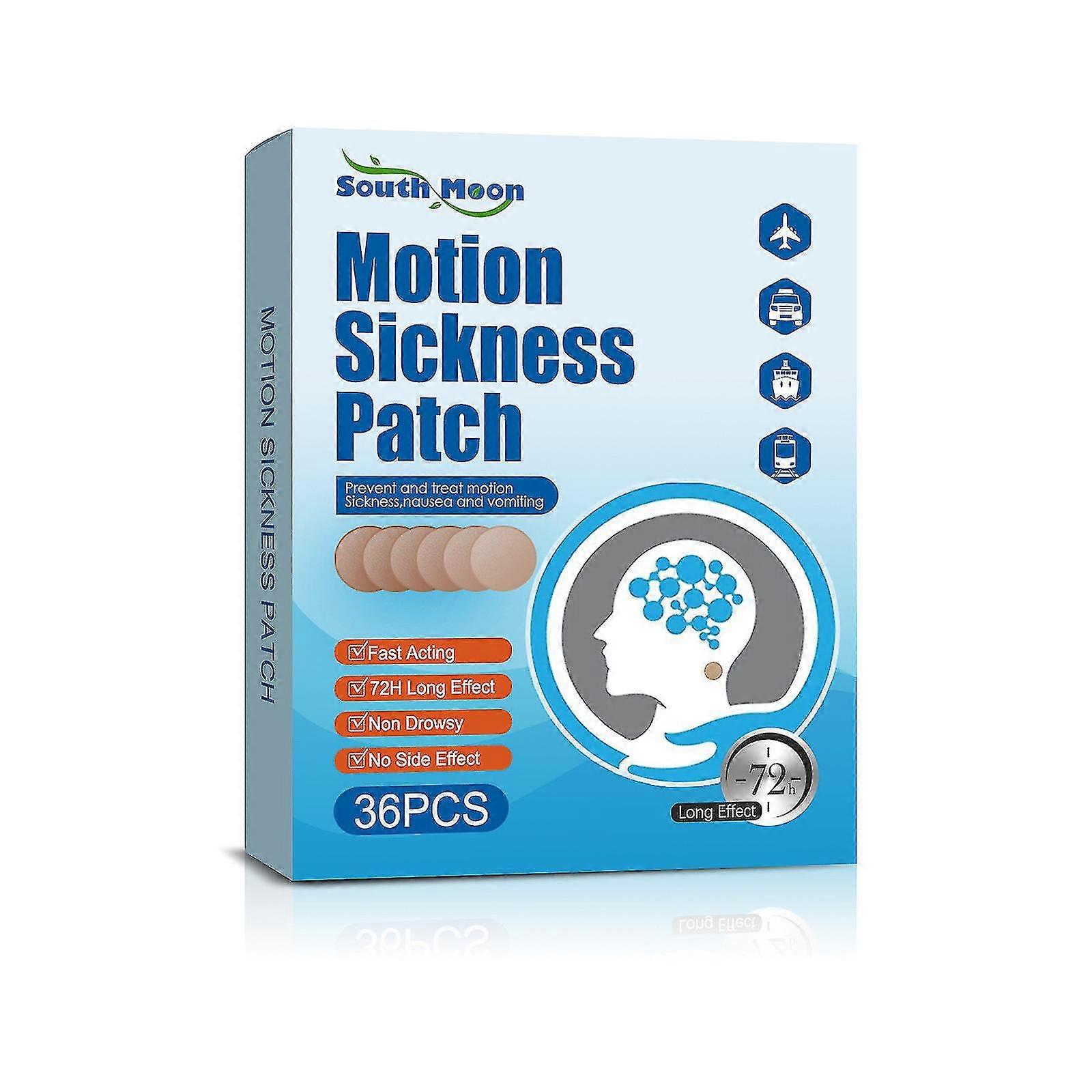Motion Sickness Patch Anti-nausea Seasickness Patch Relieve Vomiting Nausea Dizziness Caused By Car Ship Plane Travel Fast Acting And No Side Effects