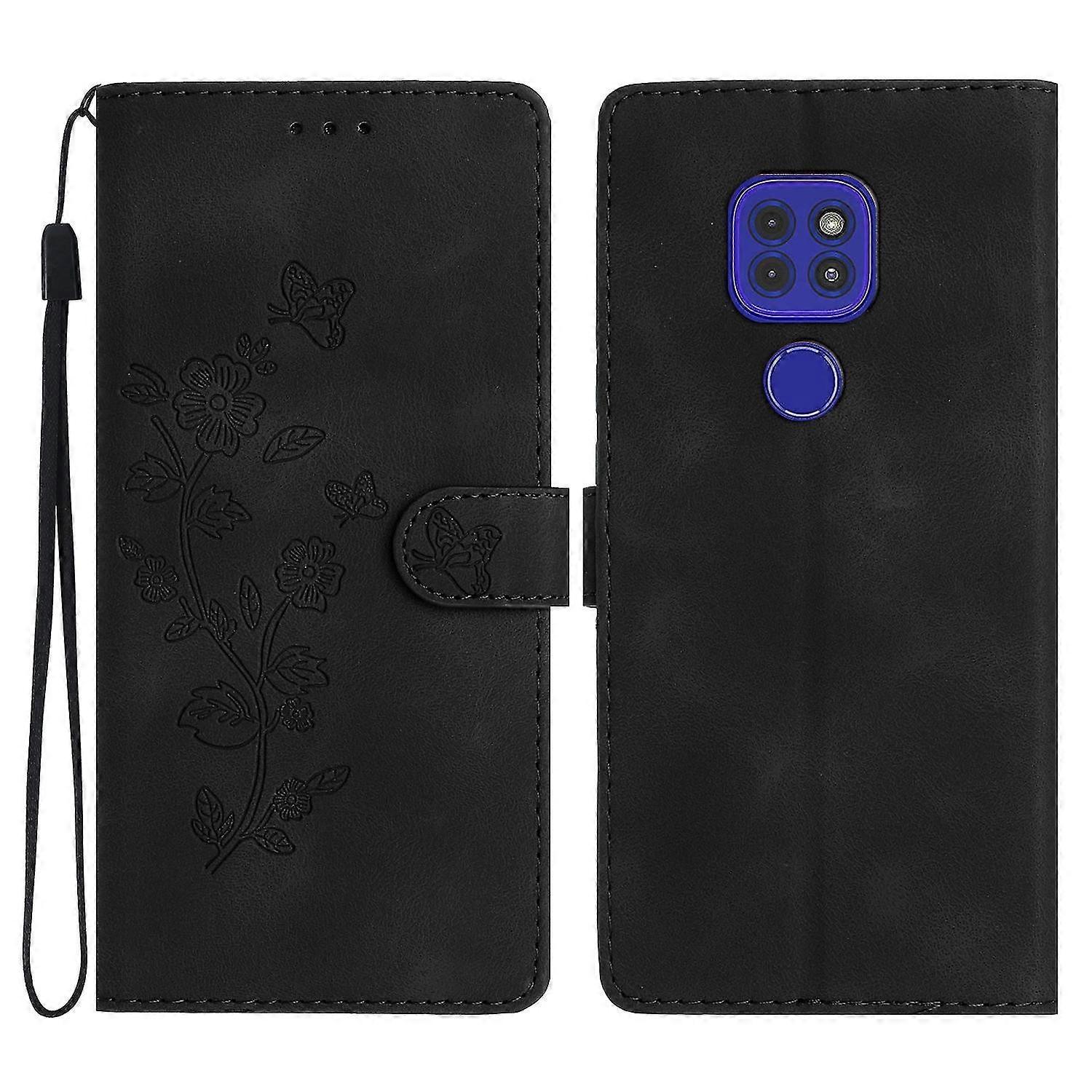 Flower Leather Case For Motorola Moto G9 / G9 Play / E7 Plus