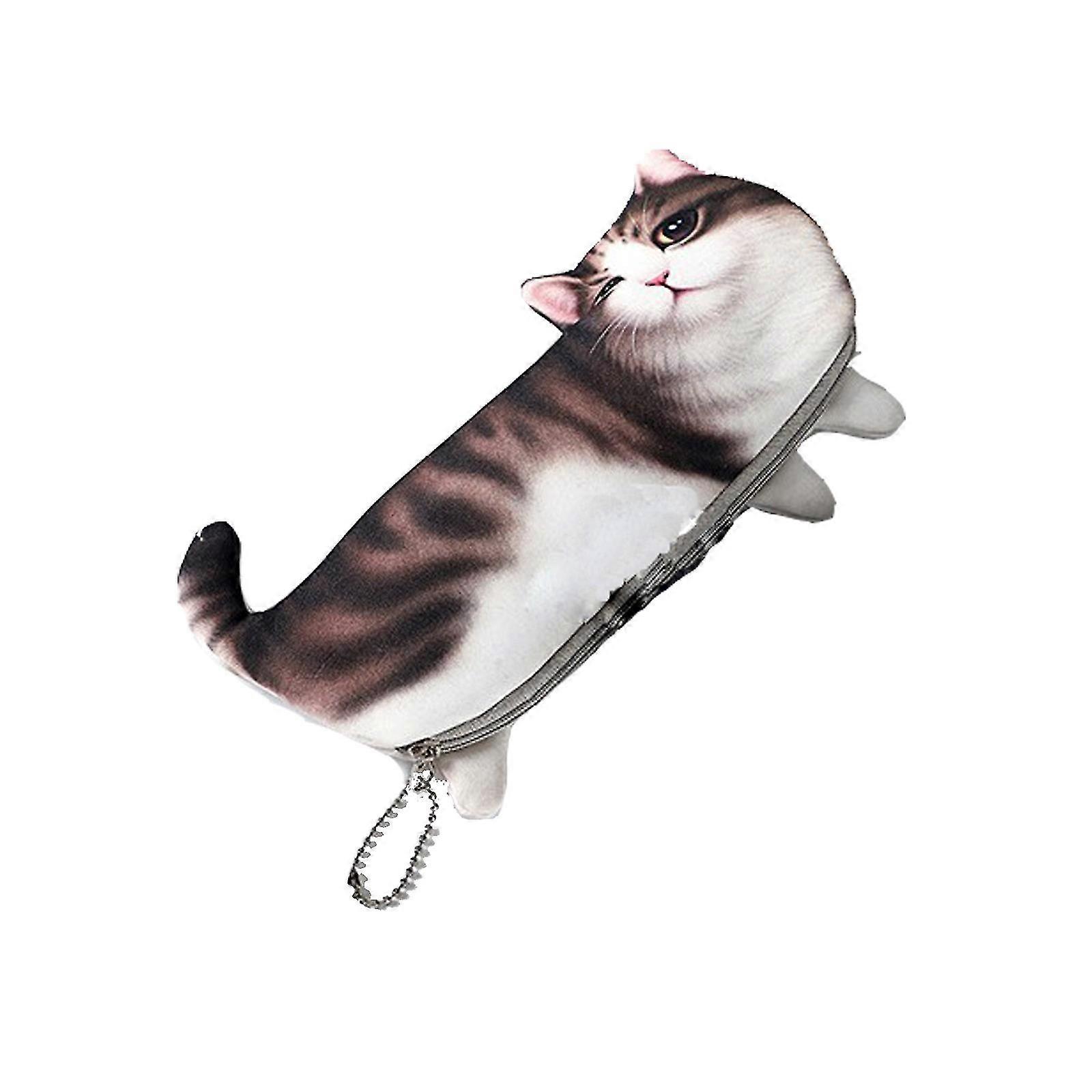 Simulation Cat Pencil Bag Middle School Student Stationery Bag