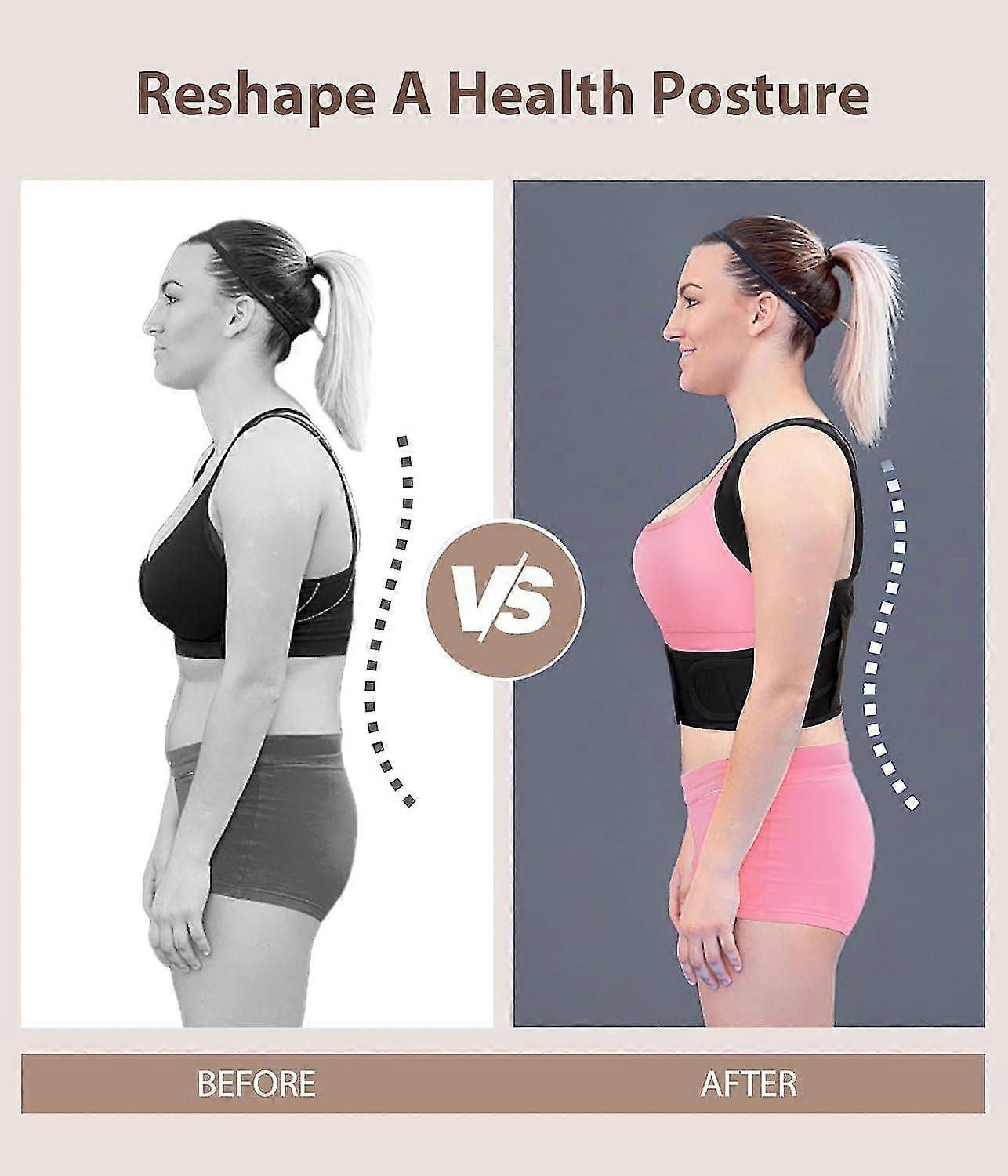 Visual Reference: Instant Posture Corrector Adjustable Back Straightener Back Brace And