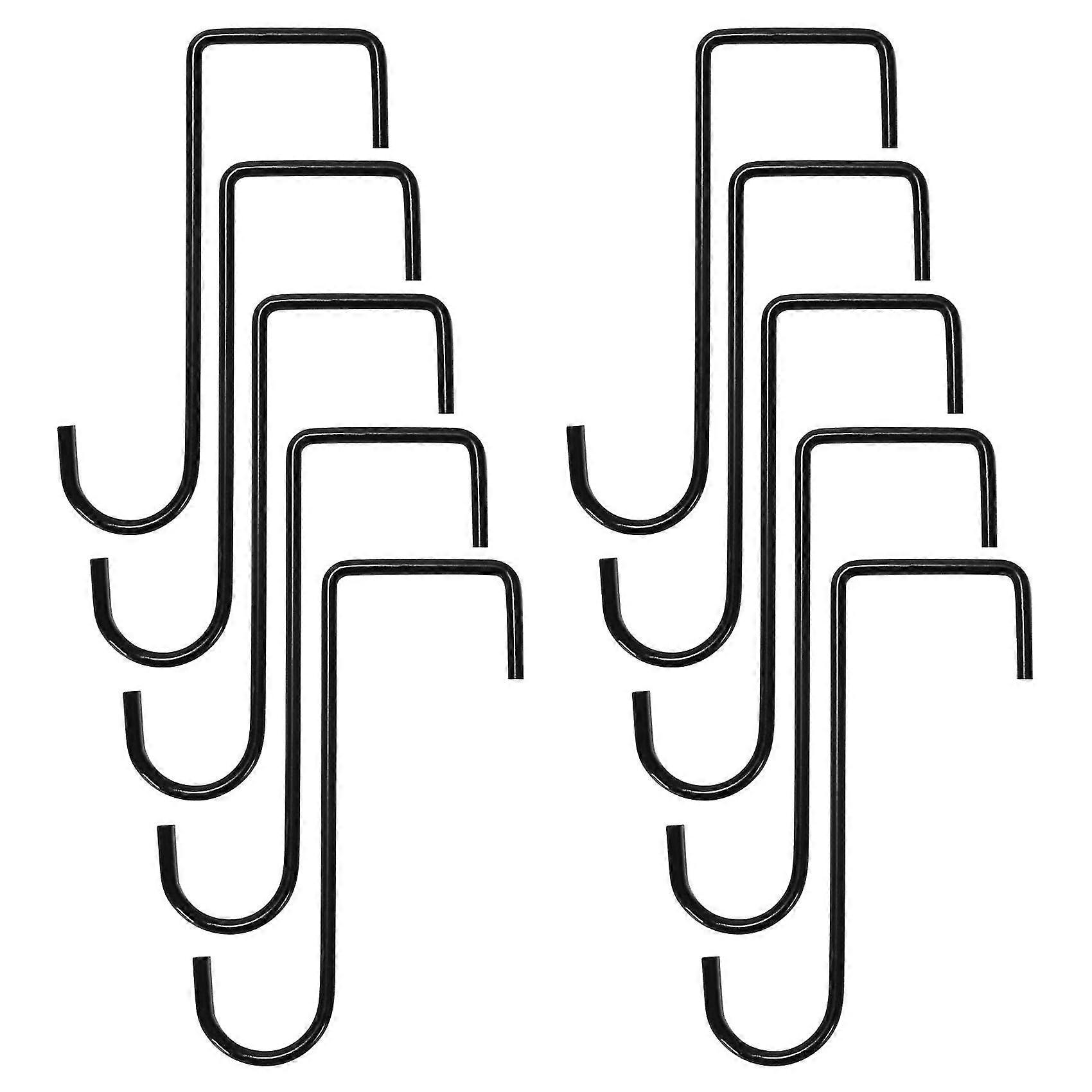 10pcs Plant Hooks Fence Hooks Wall Hanging Basket Brackets Hooks For Hanging Lights Bird Feeder Plan