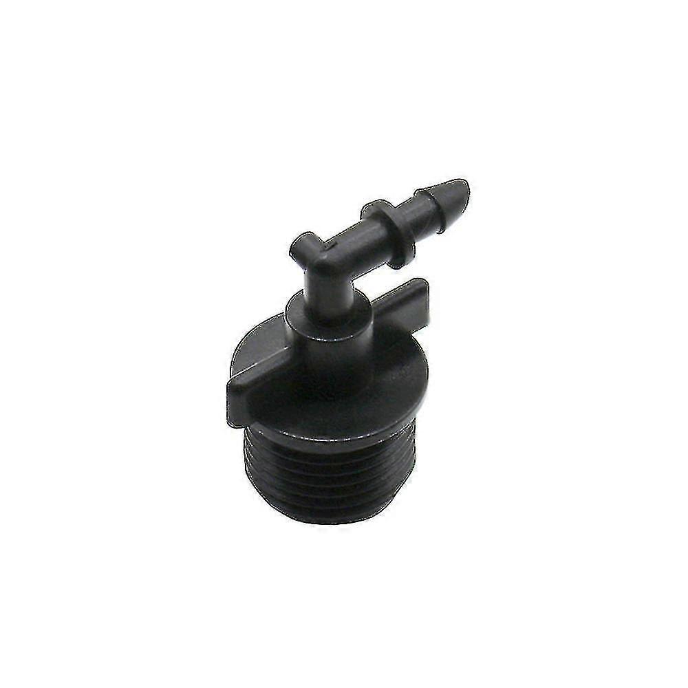 1/2" Male Thread To 4mm Tee Elbow Connector Garden Water Hose Splitters 4/7mm Hose Interface Connectors Irrigation Tool 100pcs