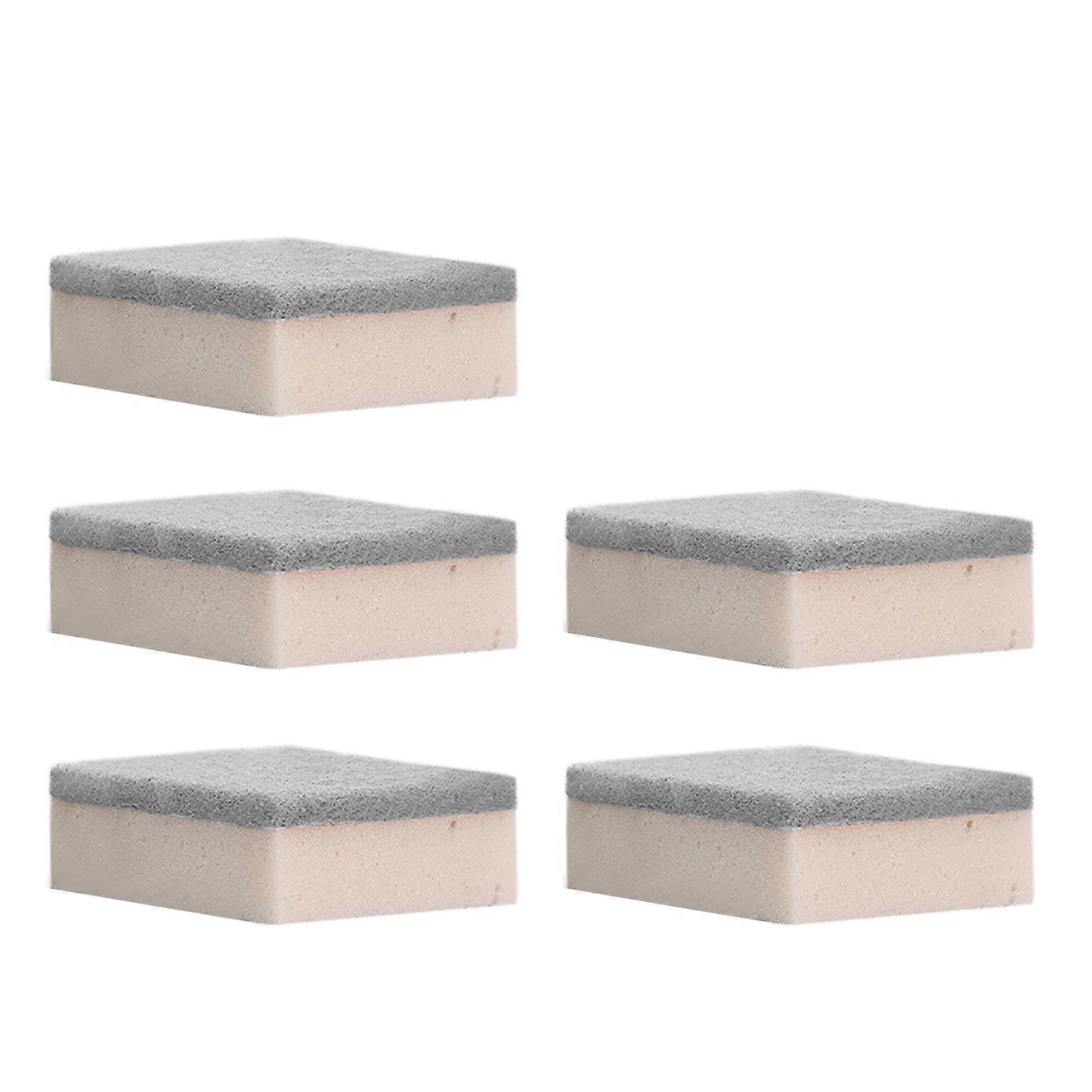 5Pcs Dishwashing Sponge Wipe Kitchen Cleaning Tool Super Soft Reusable Non-scratch Double Sided Water Absorbing Sponge Wipe