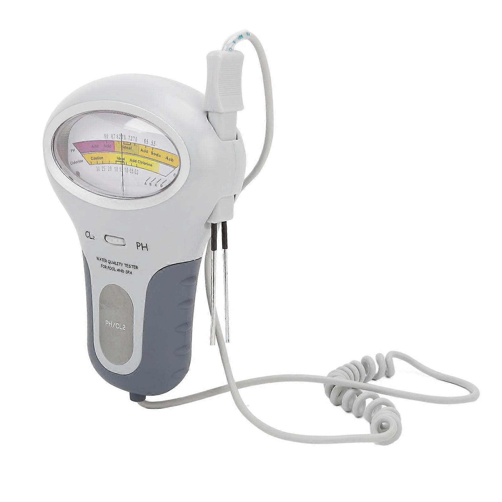 PH CL2 Level Water Quality Tester Professional Portable Chlorine PH Meter for Swimming Pool Spa