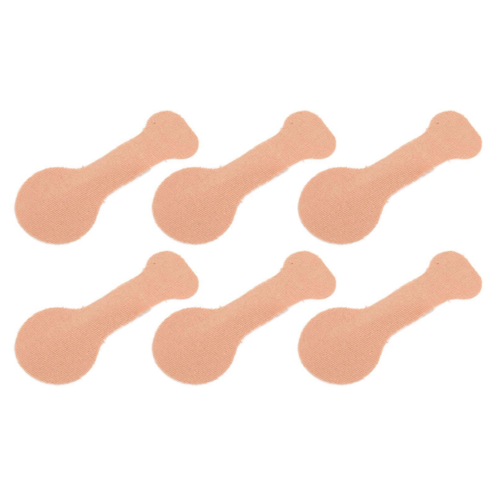 10pcs Adhesive Toe Straightener Patch Fixation Elastic Turf Toe Wrap Brace for Soreness Reduction High Elastic Cloth
