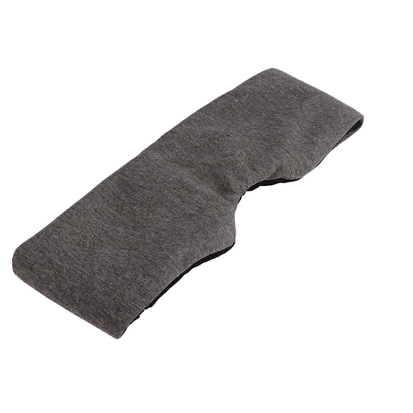 Cotton Sleep Cover Blackout Comfortable Eye Cover for Sleeping Adjustable Blinder Blindfold Airplane with Travel Pouch