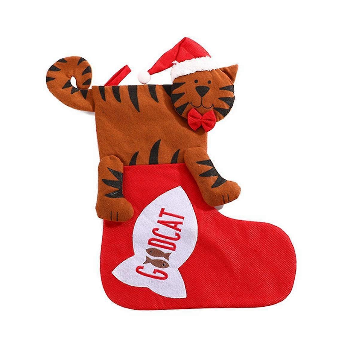 Christmas Stocking, Xmas Stocking, Design Hanging Stocking,Christmas Stocking for Kids and Animal L