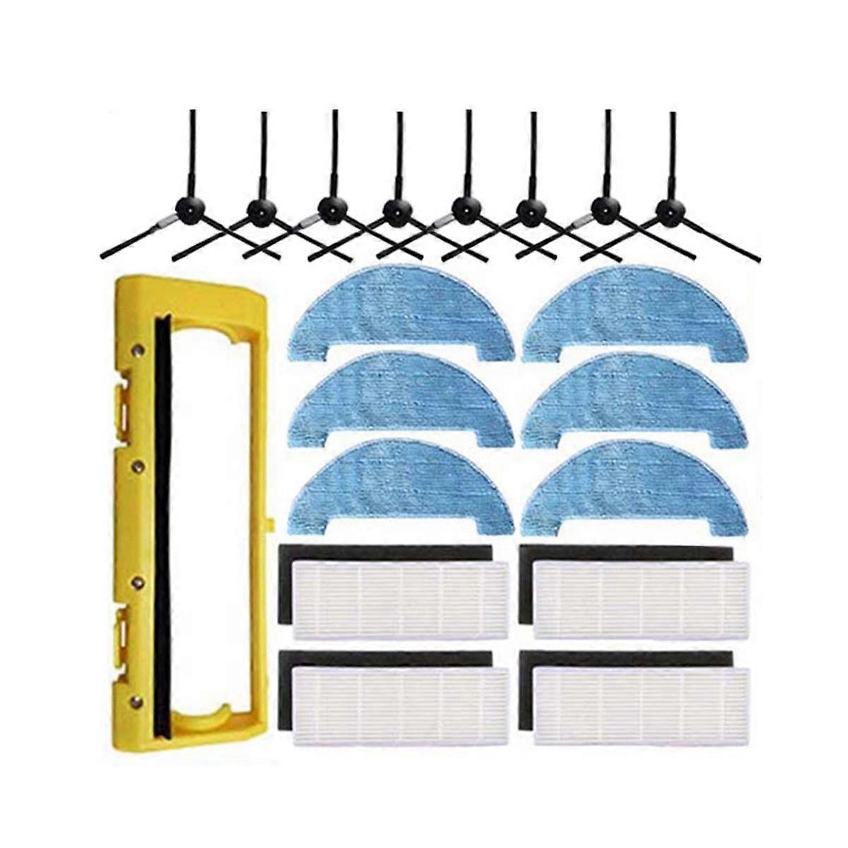 For 360 C50 C30 Robot Vacuum Cleaner Main Side Brush Mop Hepa Filter Accessories Kit