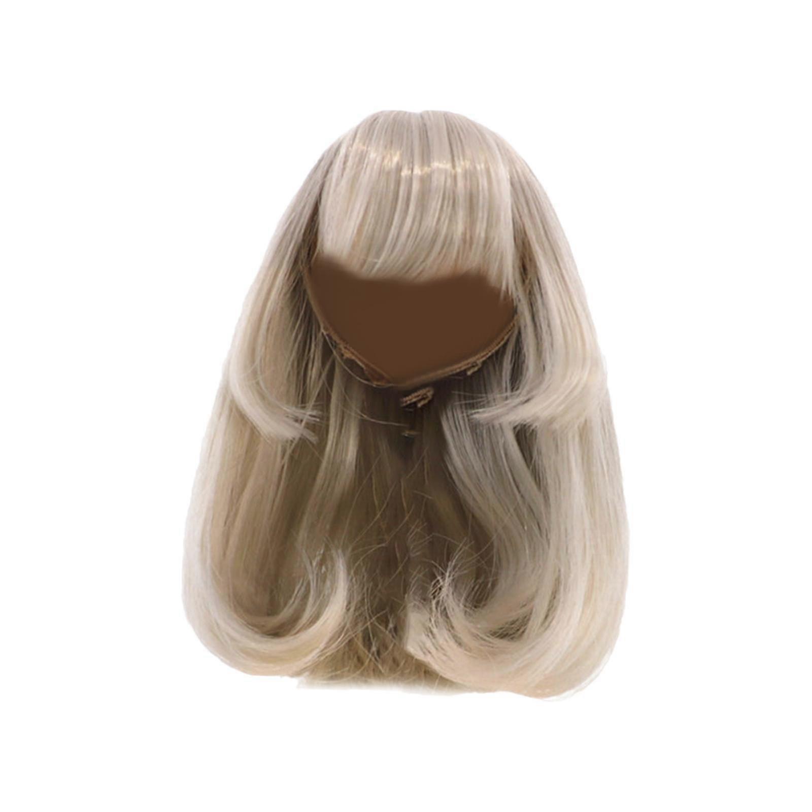 Puppe Haarperücke Mode Puppe Dekor Ersatz Perücke Handgemachte Handarbeit Puppe Perücke