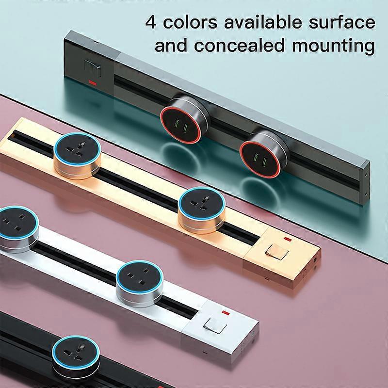 Herepow Power Track Socket Home Appliances Electric Plug Adapter Highquality Outlet UK US AU EU Standard Wall Sockets With Usb