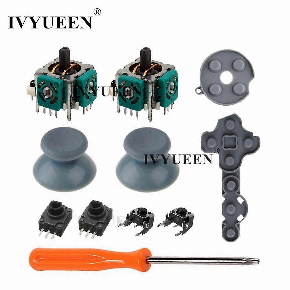 11 in 1 Analog Stick Sensor Potentiometers + Thumb Sticks + LT RT Trigger Switch Button for Microsoft Xbox 360 Controller