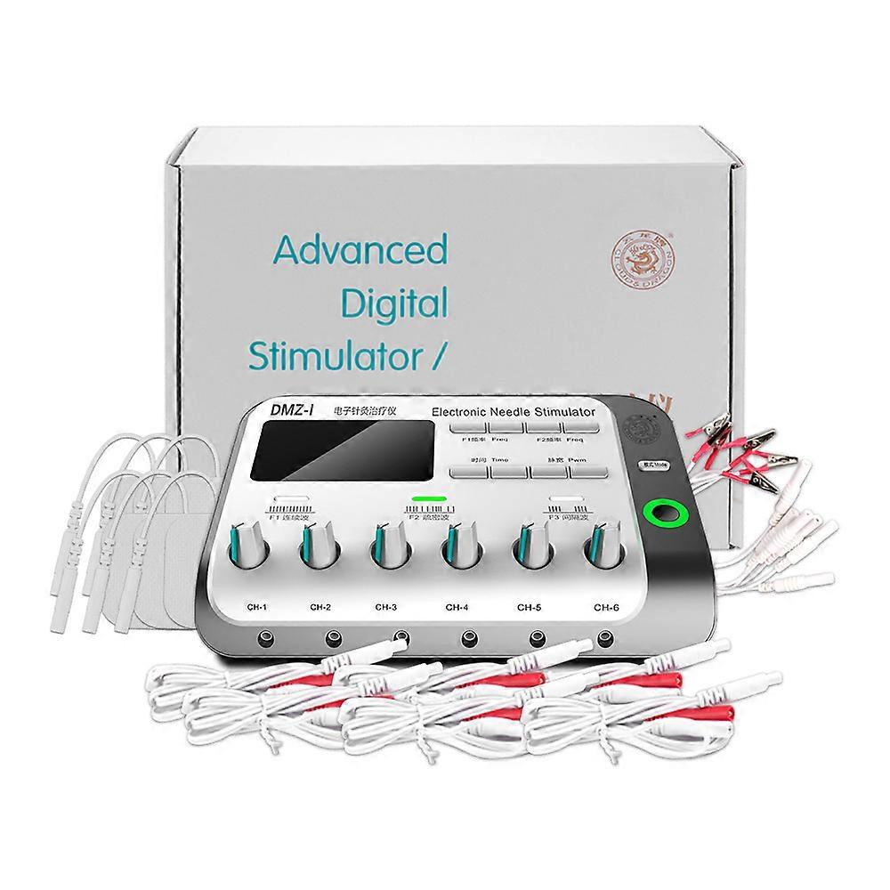 6 قناة الإخراج TENS الجسم مدلك التنس Electroestimulador العضلات الكهربائية تحفيز العضلات العلاج الطبيعي Masajeador