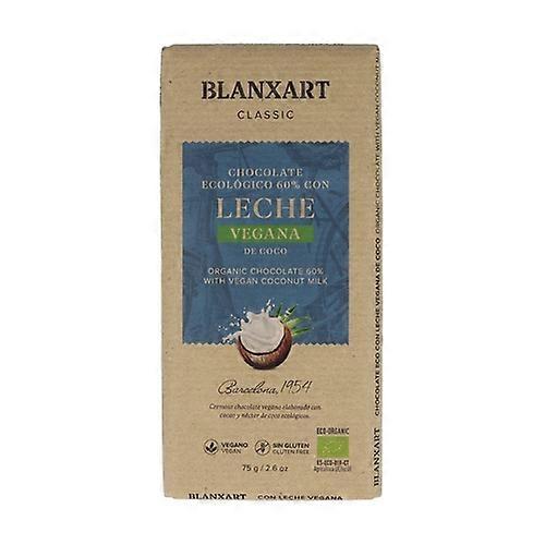 60% dark chocolate with organic coconut milk 75 g