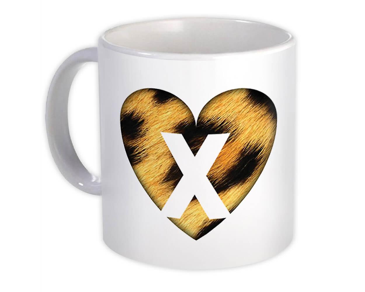 Gift Mug: Monogram Letter X Animals