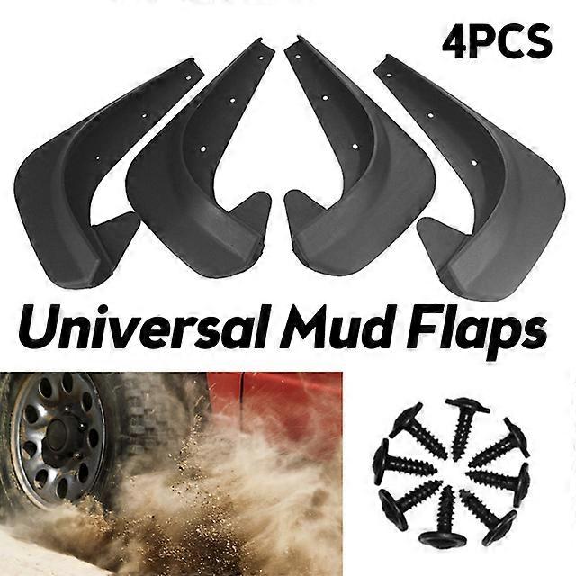 4pcs Universal Mud Flaps Mudflaps Splash Guards Mudguards Front Rear For Dacia Dokker Duster Lodgy Logan Sandero Stepway Nova