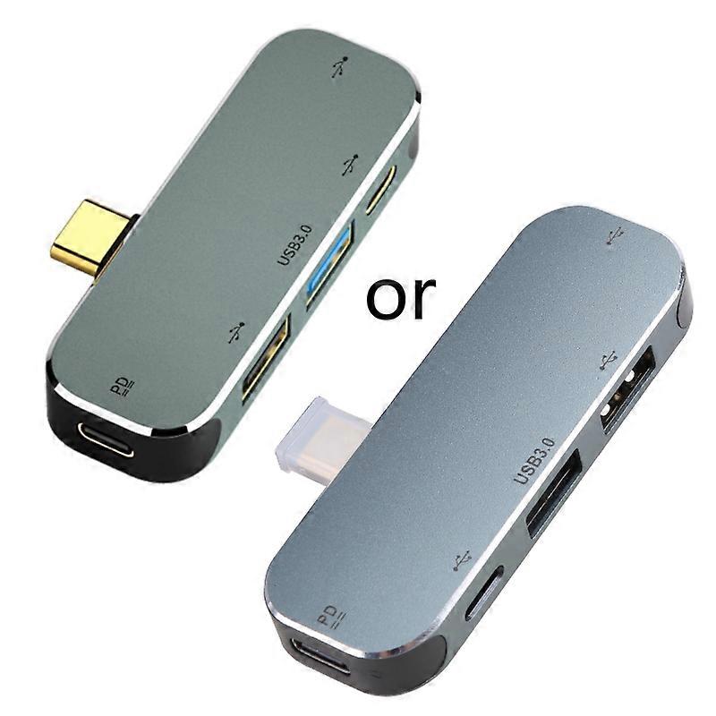 Typ-C-Hub mit 5 Anschlüssen USB-Hub aus Aluminiumlegierung 3.0 2.0 Erweiterter Typ-C-Adapter