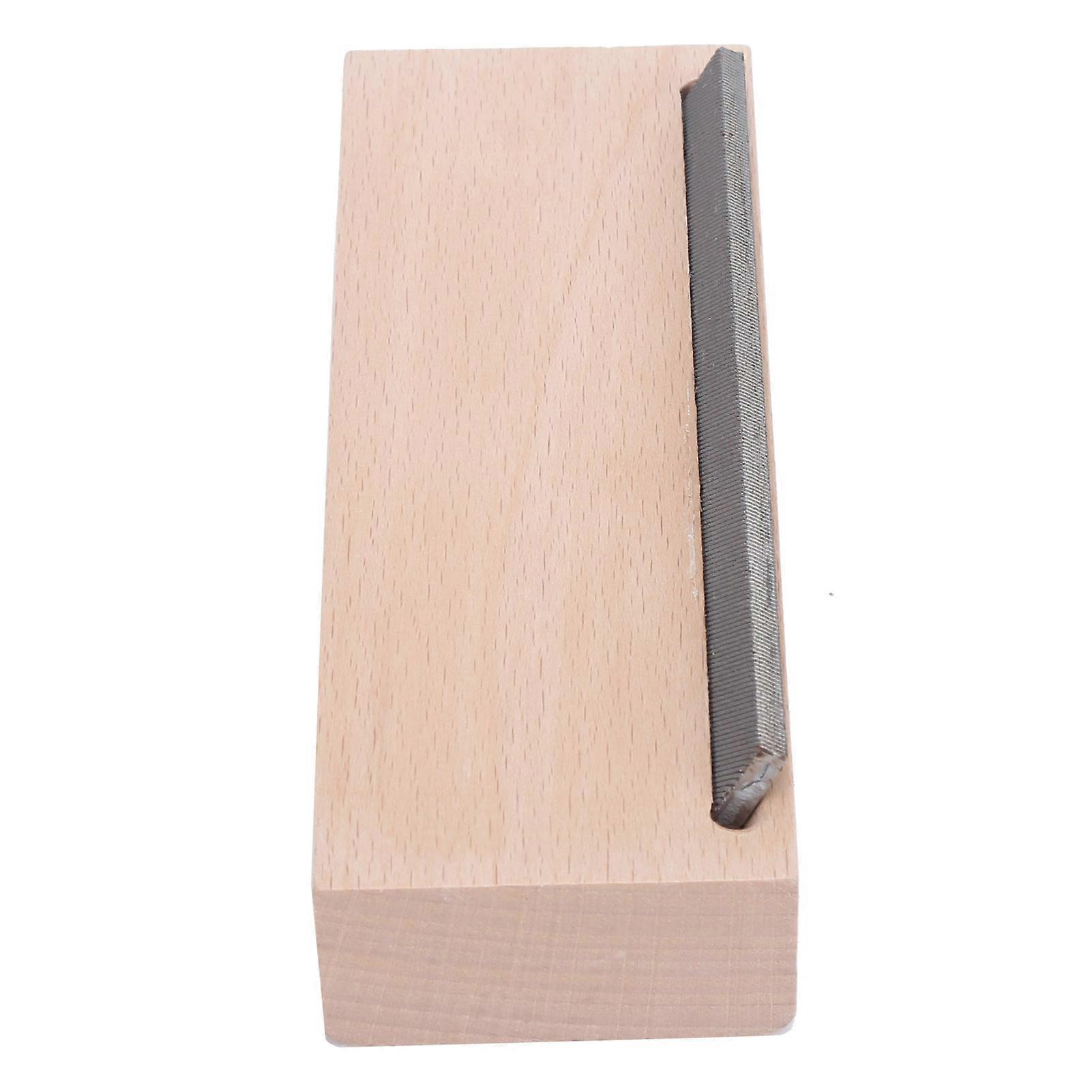 Guitar Fret Beveling File Wooden Polishing Tool for Musical Instruments Accessories