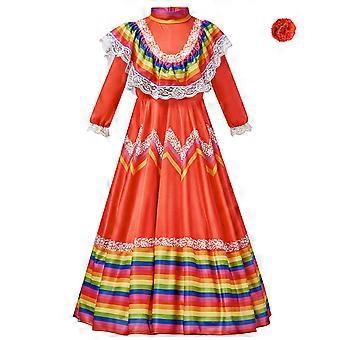 Mexican Dress - Traditional Mexican Dress Cinco De Mayo Fiesta Dress  Folklorico Dance Dress for Kids | Fruugo NO