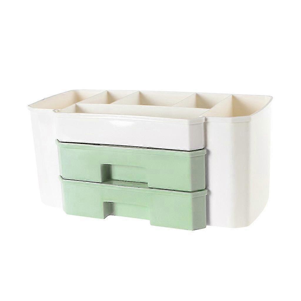 Large Makeup Rack Nail Polish Storage Box Bathroom Storage Box green