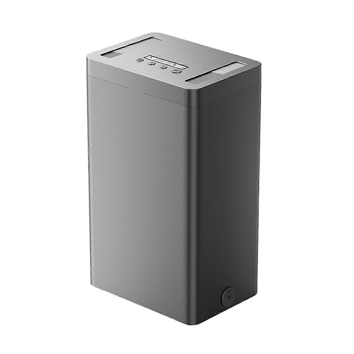 Metal Timed Lock Box,Mobile Phone Lock Box with Timer, Lock Container Self-Controlled Time Release Safety Locker(Black)