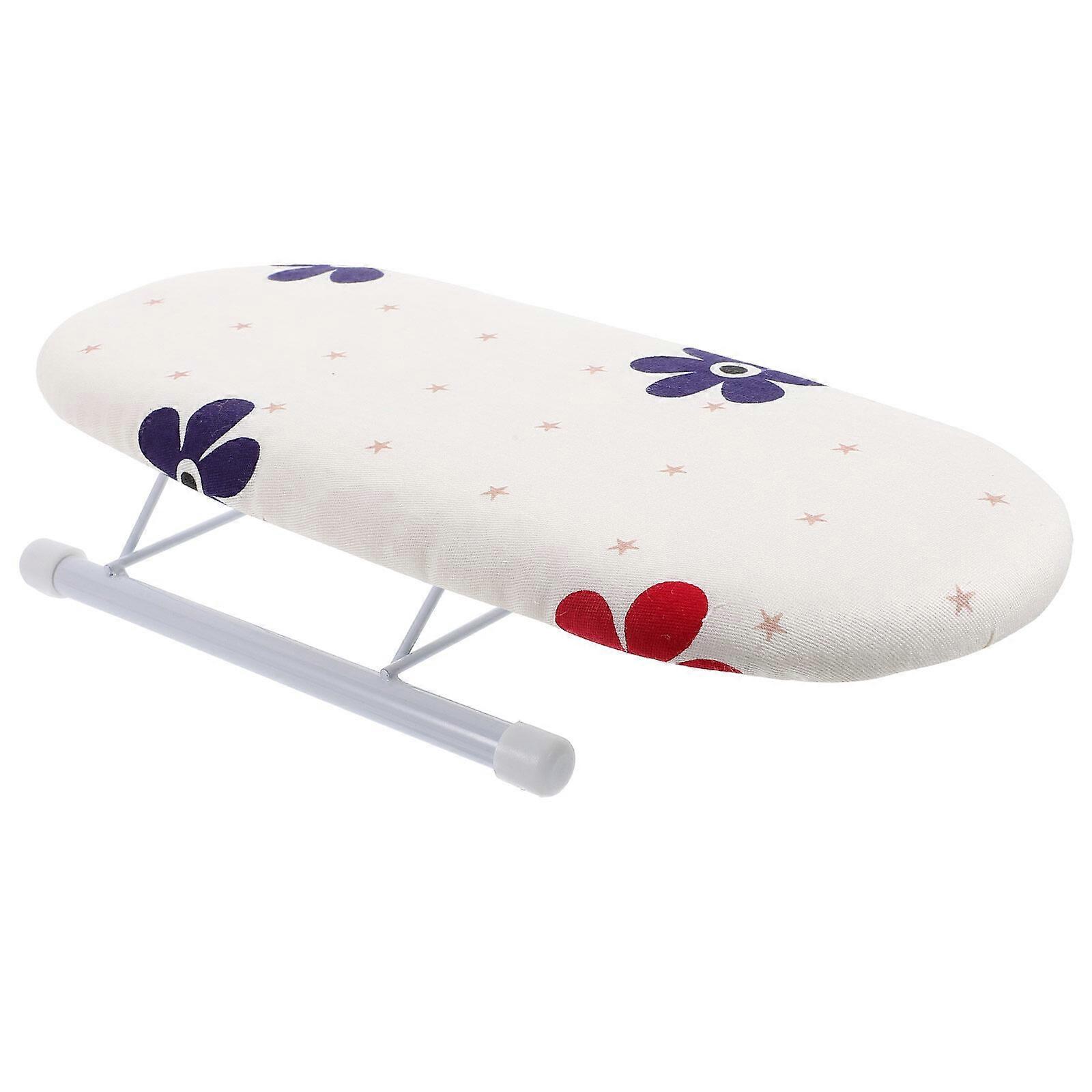 Foldable Ironing Board Portable Small Ironing Board Clothes Ironing Tool Random Pattern