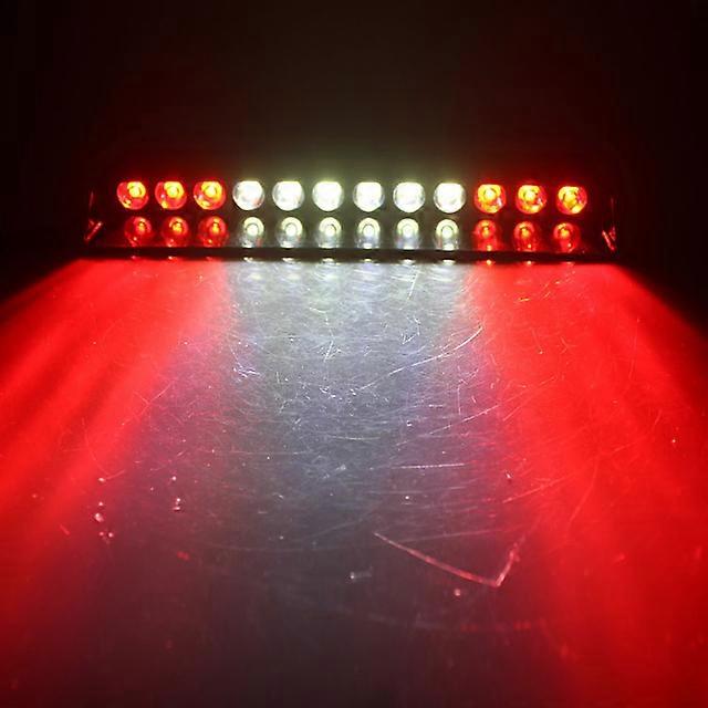 Auto-Stroboskop-Blinklicht-Lampe 12LED Rot/Blau/Bernstein/Gelb/Weiß Polizei-LED-Blinker-Notfall-Warnleuchte für Auto 12V 12W