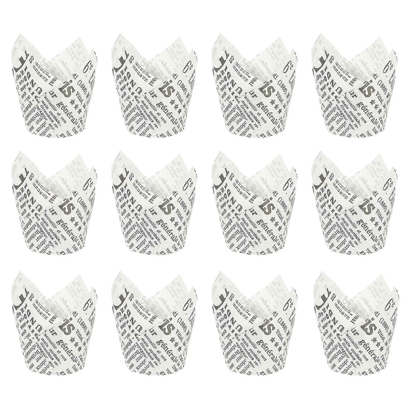 50 Pcs Baking Parchment Muffin Parchment Disposable Muffin Cup Cupcake Baking Cup Paper Baking Cups Z
