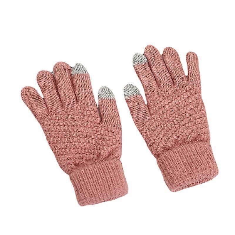 1 pair of winter gloves, unisex windproof warm gloves