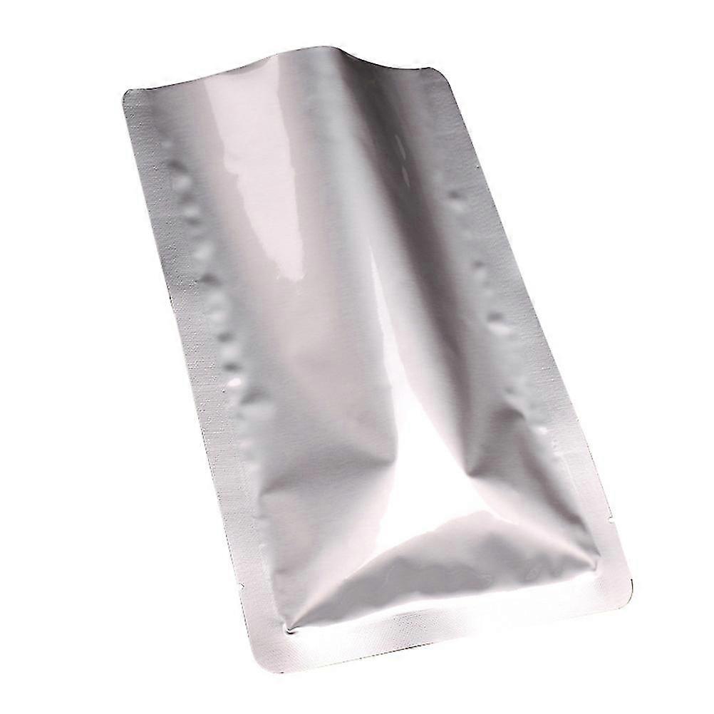 100pcs Feuille d’aluminium Mylar Sacs Plat Sous Vide Scellant Sac Nourriture Pochettes d’emballage résistant à la chaleur (12x17cm)