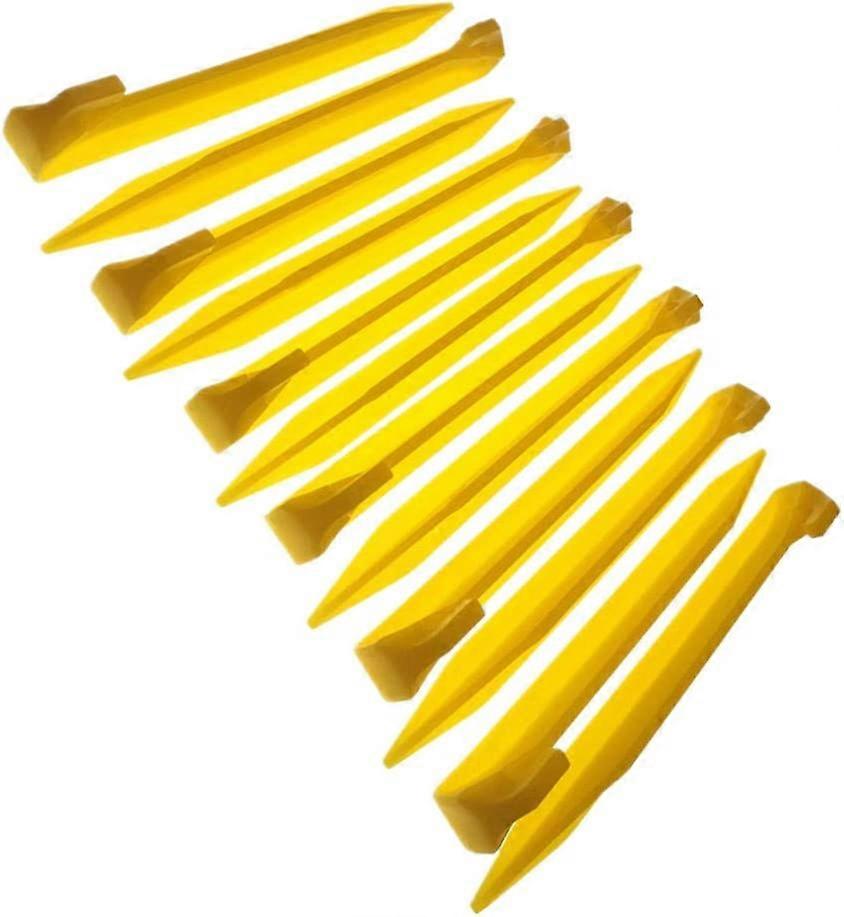 9 tuuman muoviset telttapanokset -10 kpl raskaat ja suuremmat kestävät telttakiilat piikkikoukku retkeilyyn ulkona