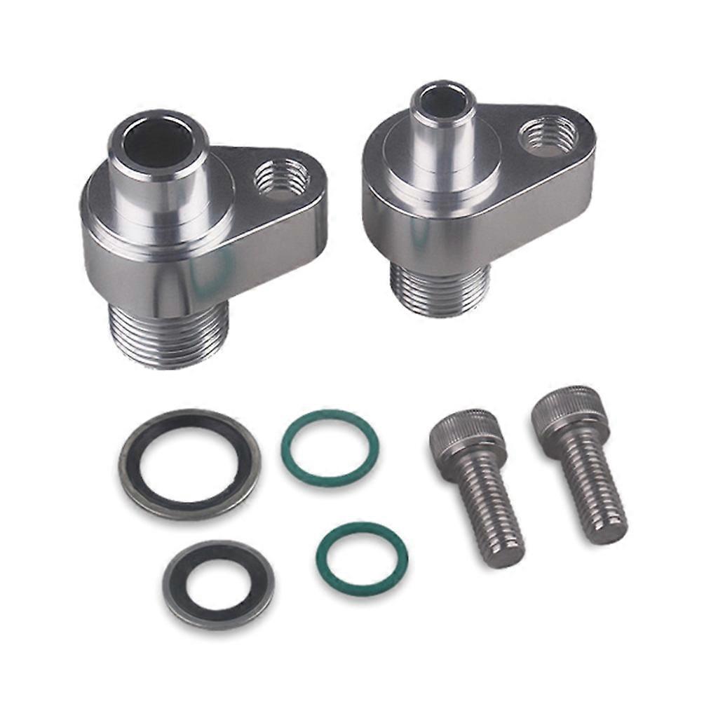Swap- LS AC Compressor Adapter Fittings with Gasket Sealing Rings for ...