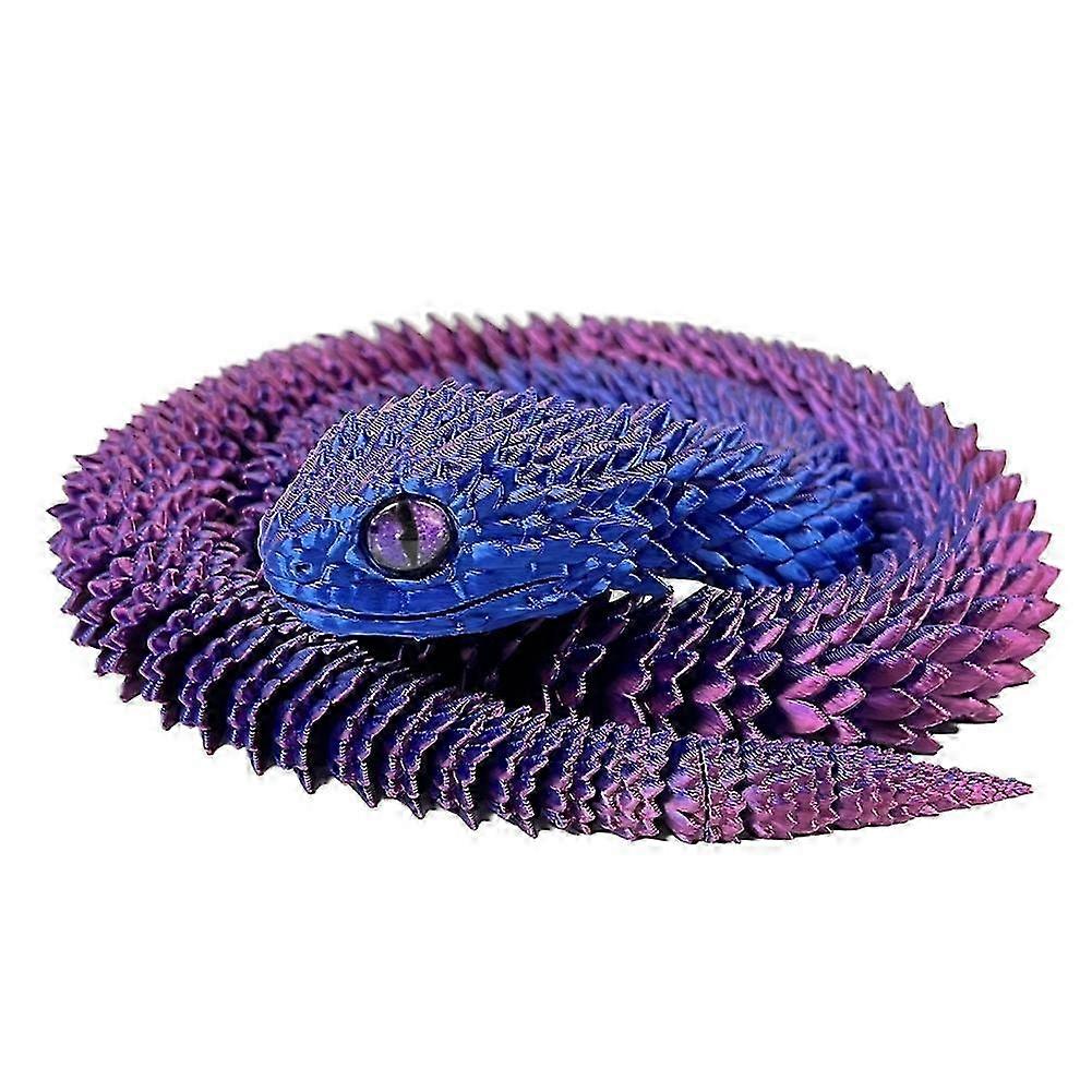 3Dバイパー多関節可動3Dスネークフレキシブル関節フィギュアモデルギフトギフト3DギフトE
