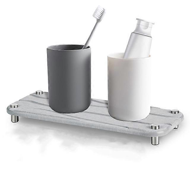 Fast Drying Stone Sink Caddy Instant Dry Sink Organizer Bathroom Tray Quick Dry Diatomaceous Earth Sponge Holder