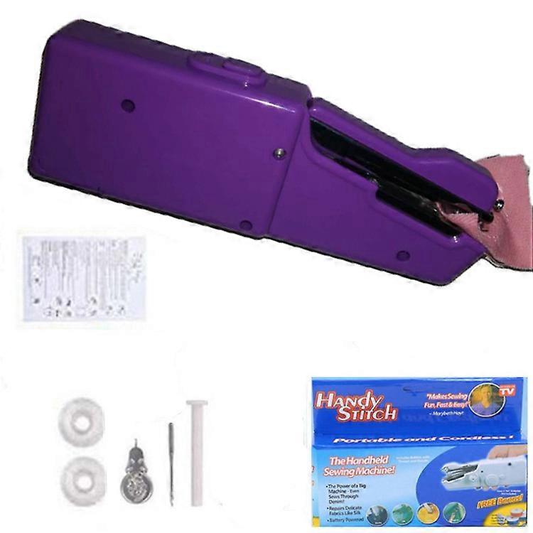 Machine à coudre portable, Mini couture professionnelle sans fil Sewing Handheld Electric Household Tool - Outil de couture rapide