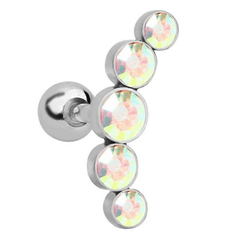 Stylish Earrings Gift Mosaic Hoop Piercing Earring