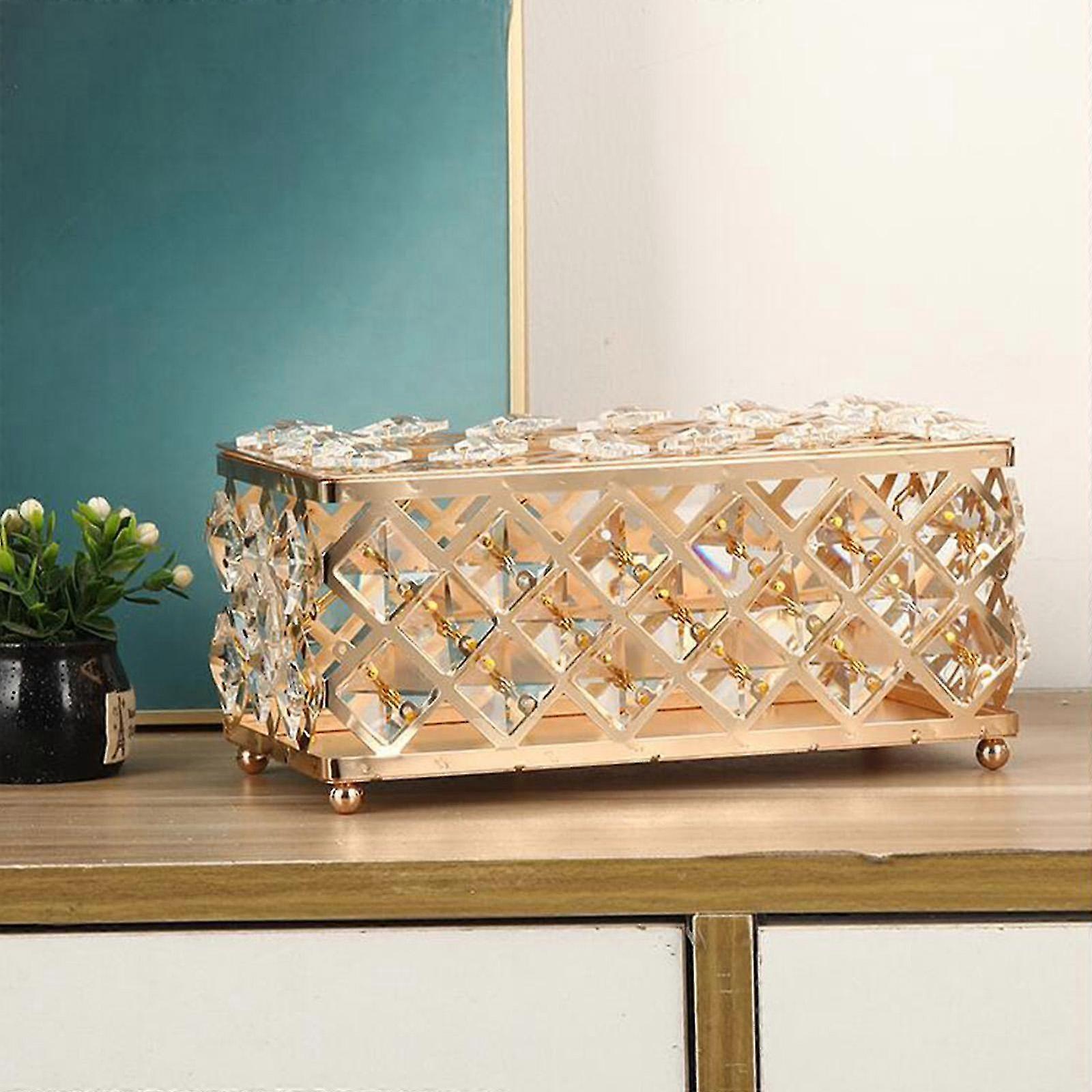 Rectangle Crystal Tissue Box Cover