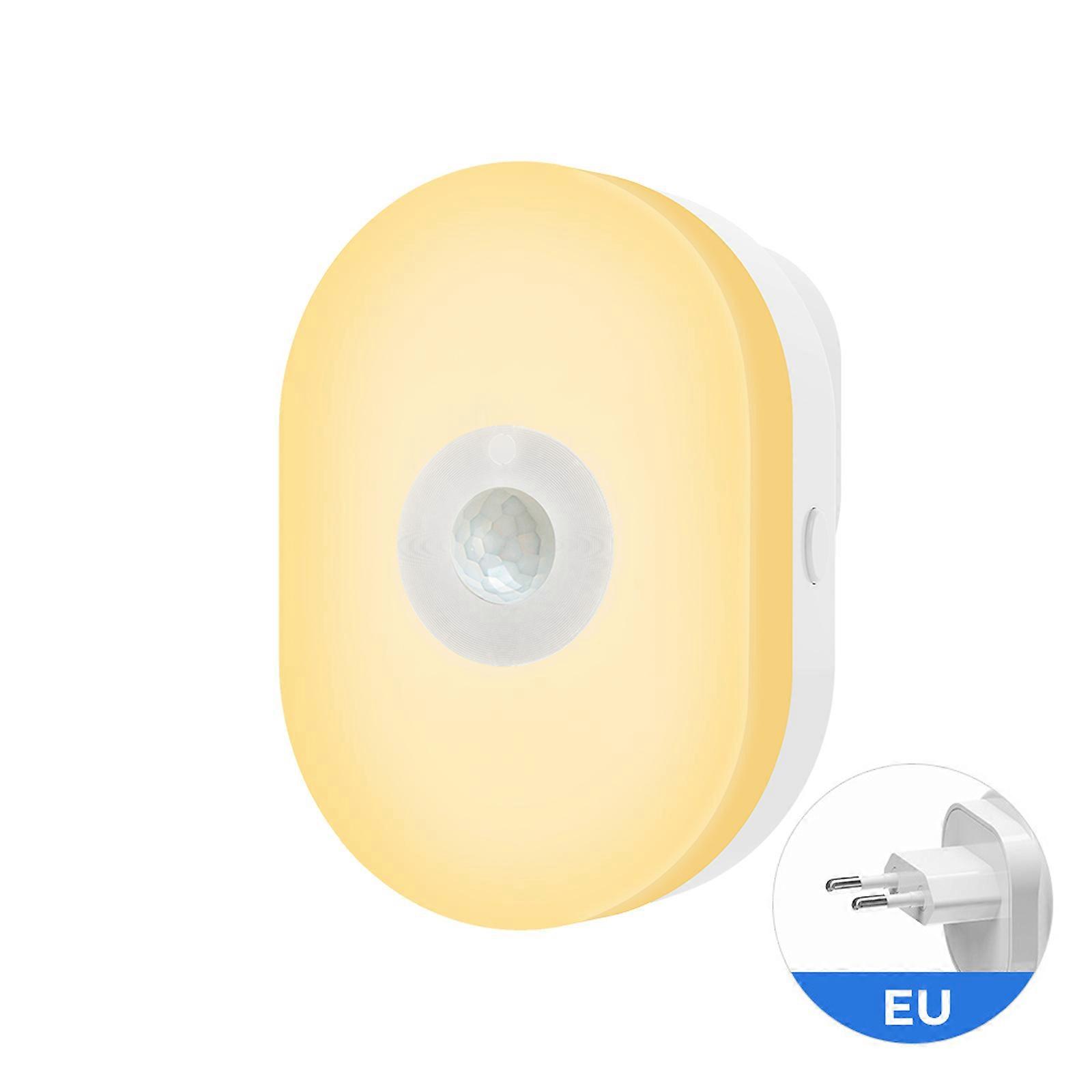Pohybový Senzor Noční Lampa Plug In Kuchyň ABS Chodba WIFI Stmívatelná Koupelna Infračervená Bílá Noční Noc