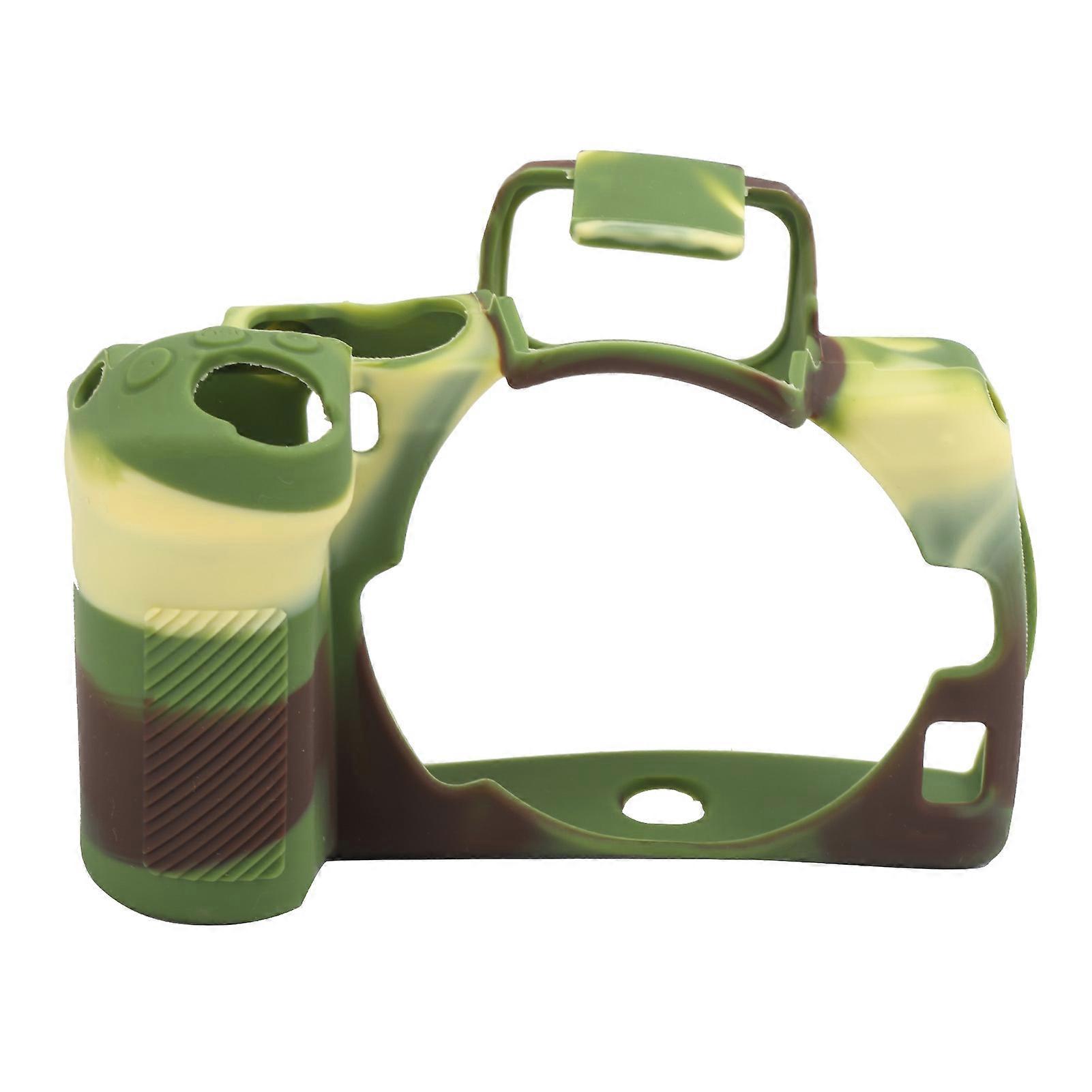 Digital camera case protective case anti-scratch silicone shell for Nikon Z50 (camouflage).